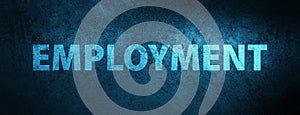 Employment special blue banner background