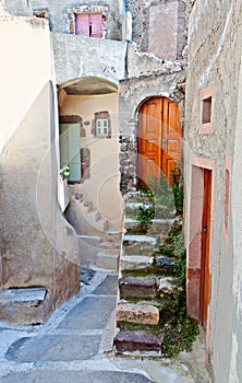 Emporio village at Santorini, Greece