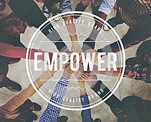 Empower Empowering Empowerment Improvement Concept photo