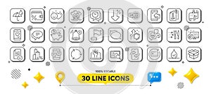 Empower, Manual and 24h service line icons pack. For web app. 3d design elements. Vector