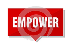 Empower red tag