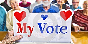 Empowering Voices: Person Boldly Proclaiming My Vote