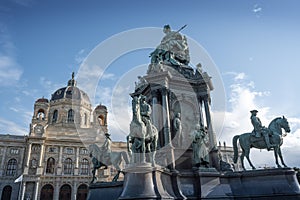 Empress Maria Theresa Monument at Maria Theresa Square by Kaspar von Zumbusch, 1888 - Vienna, Austria