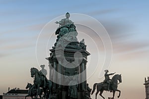 Empress Maria Theresa Monument at Maria Theresa Square by Kaspar von Zumbusch, 1888 - Vienna, Austria