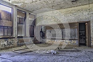 Empty Abandoned Detroit School Urbex photo