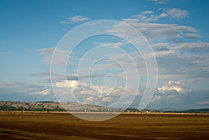 Empty agriculture fields