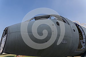 Empty airplane airframe / fuselage