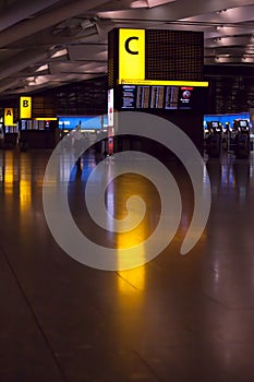 Empty Airport Terminal