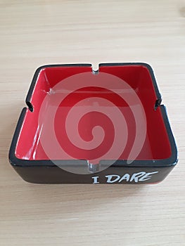 An empty ashtray