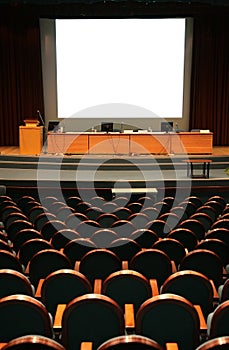 Empty auditorium