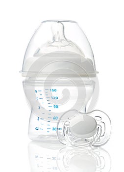 Empty baby bottle