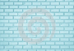 Empty Background wide Blue brick wall texture. Calm white tile square or stone pattern seamless, Mint Green limestone abstract