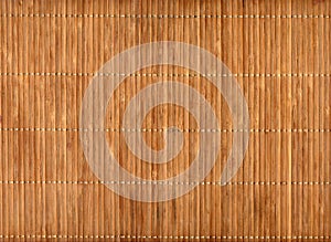 Empty Bamboo Table Mat