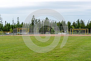 Empty Baseball Field