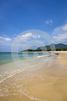 Empty beach in Aceh, Indonesia