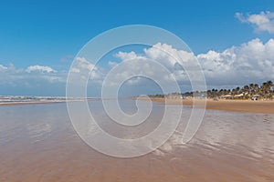 Empty beach Aruana, Aracaju, Sergipe state, Brazil