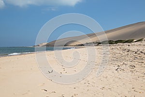 Empty beach on the Bazaruto Island