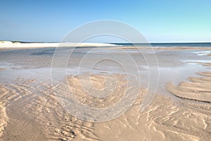 Empty beach on the Bazaruto Island