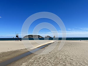 Empty beach of L`Estartit photo