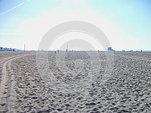 an empty beach in miami