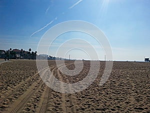 an empty beach in miami