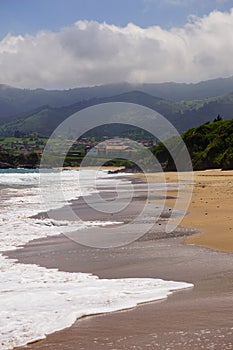 empty beach, no people, quiet place photo