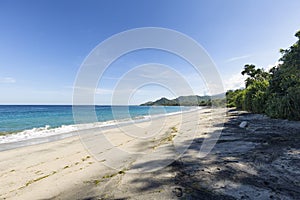 Empty beach in Paga photo