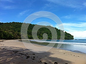 Empty beach in Phillipines
