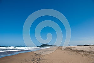 Empty beach