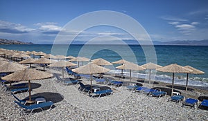 Empty beach of Xylokastro