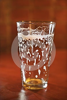 Empty Beer Glass