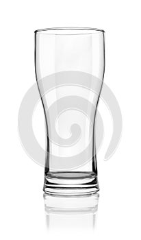 Empty beer glass