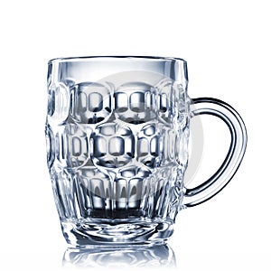 Empty beer glass