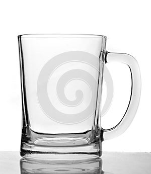 Empty beer mug