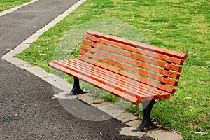 Empty bench photo