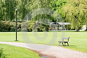 Empty bench