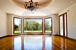 Empty big living room