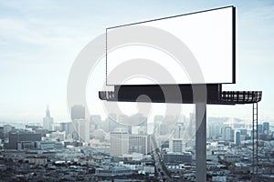 Empty billboard side