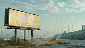 Empty billboard template