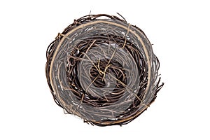 Empty Bird Nest, Isolated