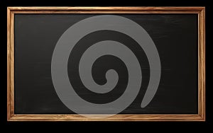 Empty blank black school chalkboard with chalk traces background