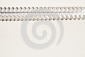 Empty blank ring, spiral notepad,can be used as background