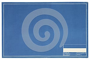 Empty Blueprint photo