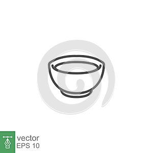 Empty bowl for kitchen utensil can be use for asian food style. Soup element