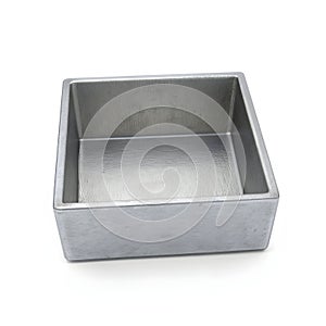 Empty box icon 3D render isolated on white background