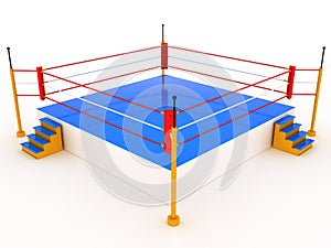 Empty boxing ring #1