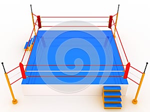 Empty boxing ring 3