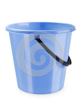 Empty bucket isolated