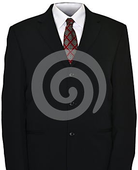 Empty Business Suit, Tie Isolated