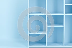 Empty cabinet in the empty new house, 3d rendering